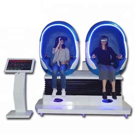 1200W 5.5A 9D VR Motion Chair , 2 Seats VR Simulator Chair 216x125x203cm